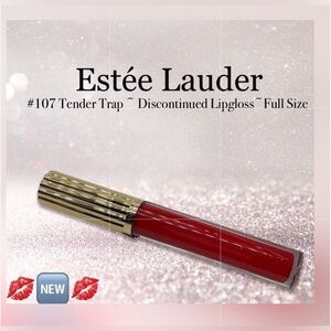 Estée Lauder’s #107 Tender Trap ~ Discontinued Lipgloss~Full Size  ~🆕~